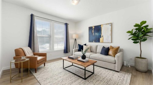 48 Ambleside Crescent Nw, Calgary, AB - Indoor Photo Showing Living Room