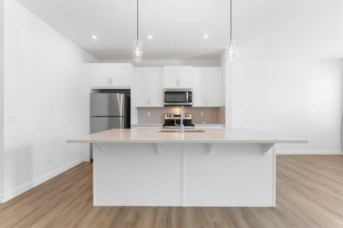 48 Ambleside Crescent Nw, Calgary, AB - Indoor Photo Showing Kitchen With Stainless Steel Kitchen With Upgraded Kitchen