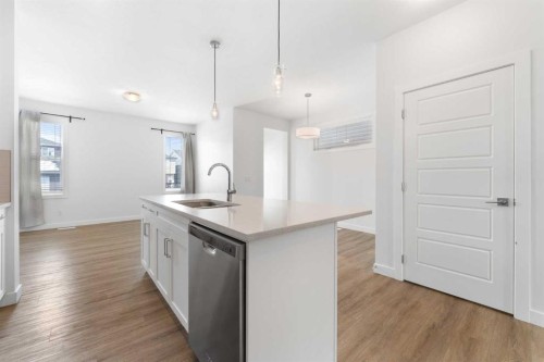 48 Ambleside Crescent Nw, Calgary, AB - Indoor Photo Showing Kitchen With Upgraded Kitchen