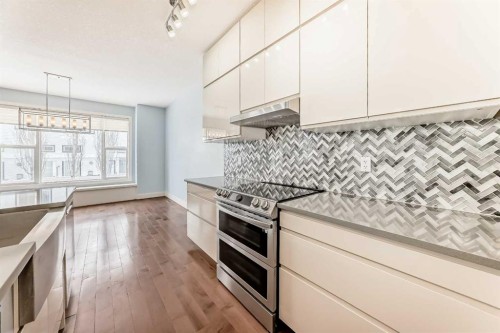 331 Royal Oak Heath Nw, Calgary, AB - Indoor Photo Showing Kitchen With Upgraded Kitchen