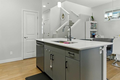 268 Savanna Terrace, Calgary, AB - Indoor Photo Showing Kitchen With Double Sink
