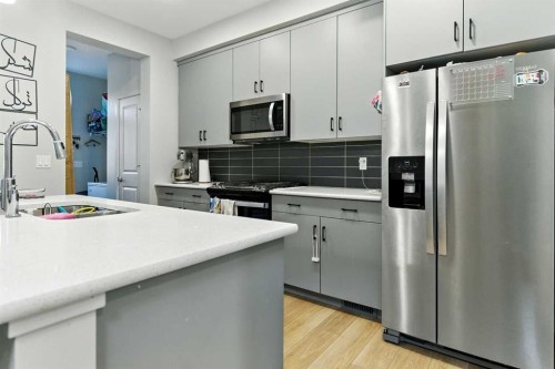 268 Savanna Terrace, Calgary, AB - Indoor Photo Showing Kitchen With Stainless Steel Kitchen With Upgraded Kitchen