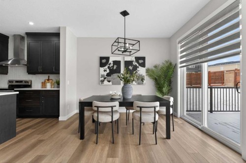 31 Herron Rise Ne, Calgary, AB - Indoor Photo Showing Dining Room