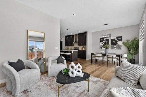 31 Herron Rise Ne, Calgary, AB - Indoor Photo Showing Living Room