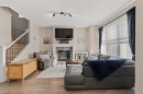 159 Evansborough Crescent Nw, Calgary, AB  - Indoor Photo Showing Living Room With Fireplace 