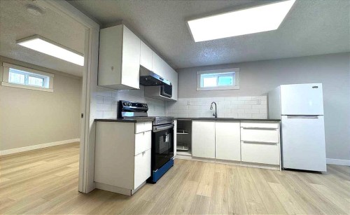 3229 19 Avenue Se, Calgary, AB - Indoor Photo Showing Kitchen