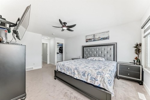 127 Saddlecrest Grove Ne, Calgary, AB - Indoor Photo Showing Bedroom