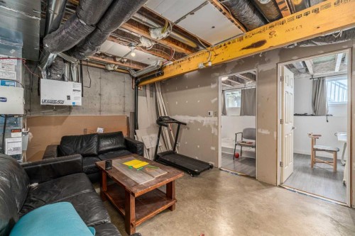 313 Hillcrest Road Sw, Airdrie, AB - Indoor Photo Showing Basement