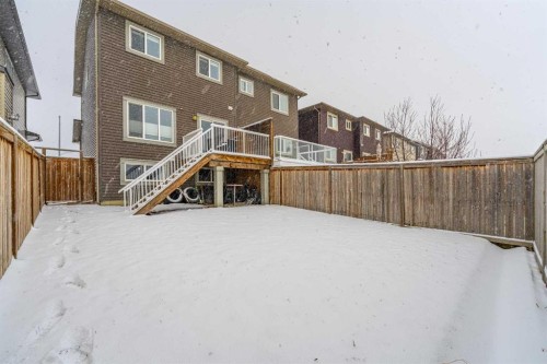 313 Hillcrest Road Sw, Airdrie, AB - Outdoor With Deck Patio Veranda With Exterior