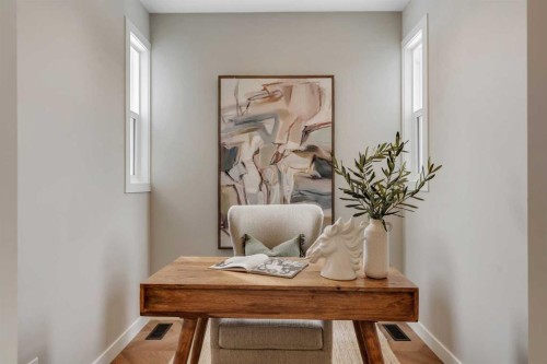 47 Sundown Crescent, Cochrane, AB - Indoor Photo Showing Office