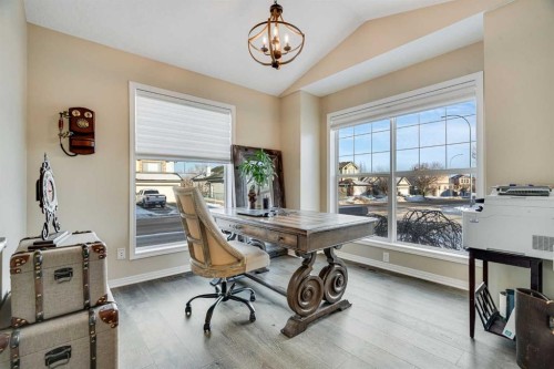 701 Cimarron Close, Okotoks, AB - Indoor Photo Showing Office