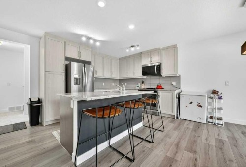 516 Sage Hill Grove Nw, Calgary, AB - Indoor Photo Showing Kitchen With Stainless Steel Kitchen