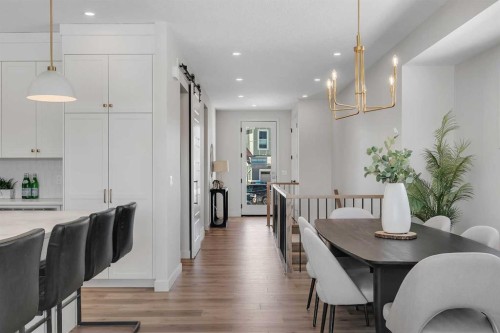 88 Sunrise Heath, Cochrane, AB - Indoor Photo Showing Dining Room