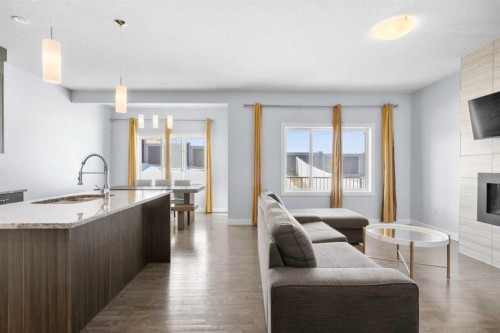 252 Nolanhurst Crescent Nw, Calgary, AB - Indoor With Fireplace