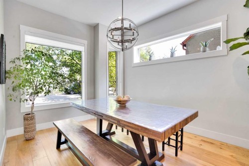 235 11 Avenue Ne, Calgary, AB - Indoor Photo Showing Dining Room
