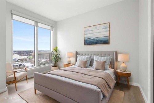 1903-1320 1 Street Se, Calgary, AB - Indoor Photo Showing Bedroom