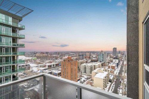 1903-1320 1 Street Se, Calgary, AB - Outdoor With Balcony With View