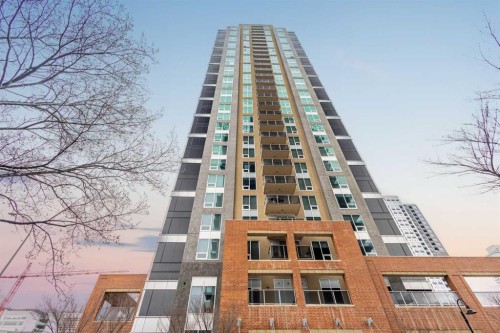 1903-1320 1 Street Se, Calgary, AB - Outdoor With Balcony With Facade