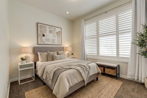 28 Masters Link Se, Calgary, AB - Indoor Photo Showing Bedroom