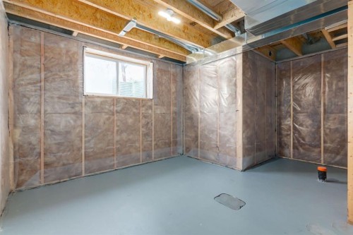 28 Masters Link Se, Calgary, AB - Indoor Photo Showing Basement