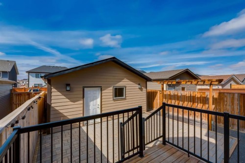 28 Masters Link Se, Calgary, AB - Outdoor With Deck Patio Veranda With Exterior