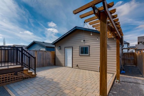 28 Masters Link Se, Calgary, AB - Outdoor With Deck Patio Veranda With Exterior