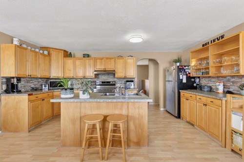 119 3 Avenue West, Hussar, AB - Indoor Photo Showing Kitchen