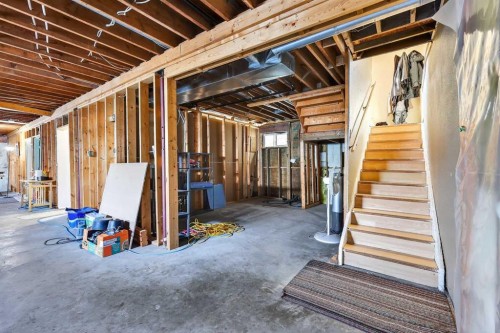 119 3 Avenue West, Hussar, AB - Indoor Photo Showing Basement