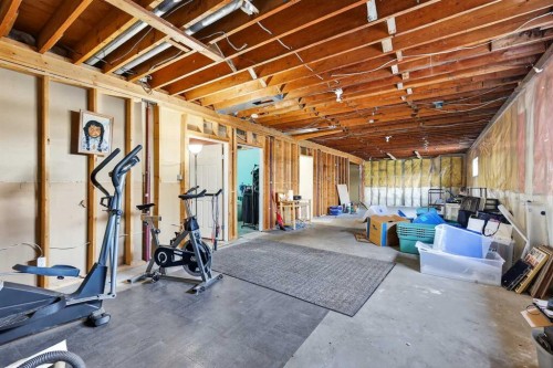 119 3 Avenue West, Hussar, AB - Indoor Photo Showing Gym Room