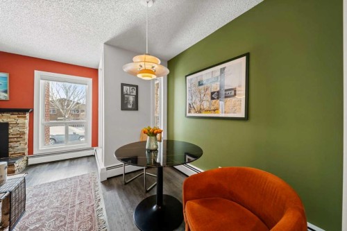 202-825 4 Street Ne, Calgary, AB - Indoor With Fireplace