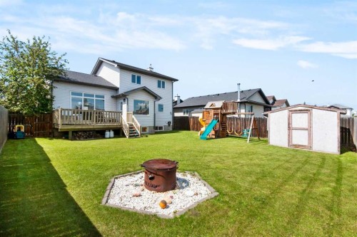 5107 42 Street, Olds, AB - Outdoor With Deck Patio Veranda With Backyard
