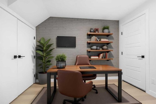 7415 39 Avenue Nw, Calgary, AB - Indoor Photo Showing Office