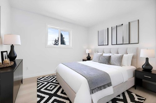 7415 39 Avenue Nw, Calgary, AB - Indoor Photo Showing Bedroom