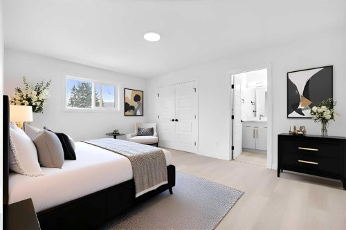 7415 39 Avenue Nw, Calgary, AB - Indoor Photo Showing Bedroom