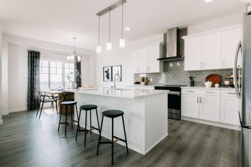 416 Ranch Gate, Strathmore, AB - Indoor Photo Showing Kitchen With Upgraded Kitchen