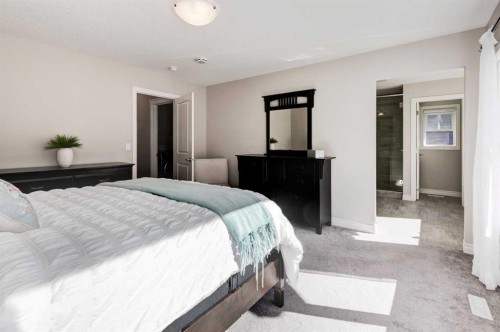 255 Riviera Way, Cochrane, AB - Indoor Photo Showing Bedroom