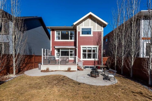255 Riviera Way, Cochrane, AB - Outdoor With Deck Patio Veranda