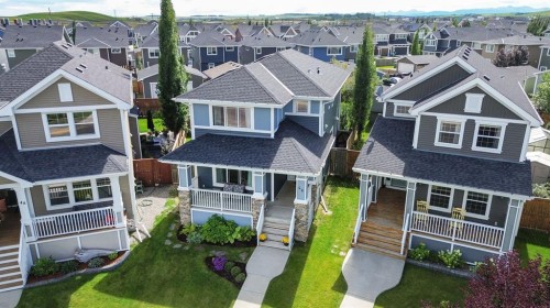 46 River Heights Boulevard, Cochrane, AB - Outdoor With Facade