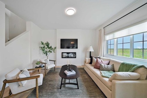 517 Ranch Gate, Strathmore, AB - Indoor Photo Showing Living Room