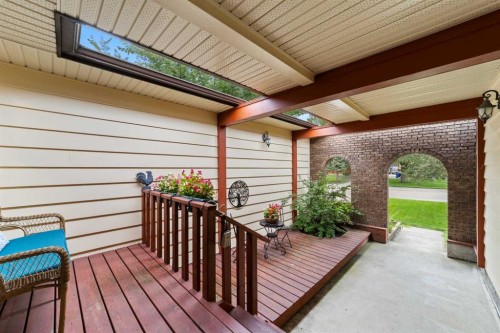 25 Westheights Drive, Didsbury, AB - Outdoor With Deck Patio Veranda With Exterior