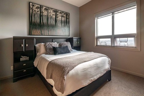 2201-210 15 Avenue Se, Calgary, AB - Indoor Photo Showing Bedroom