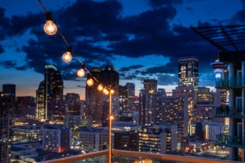 2201-210 15 Avenue Se, Calgary, AB - Outdoor With Balcony