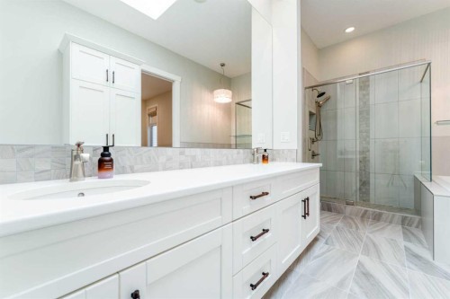102 Coopersfield Way Sw, Airdrie, AB - Indoor Photo Showing Bathroom