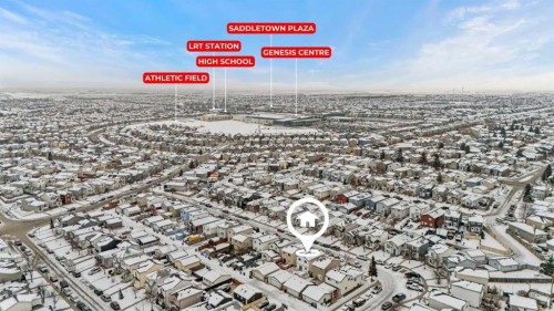 148 Martin Crossing Crescent Ne, Calgary, AB - Outdoor With View