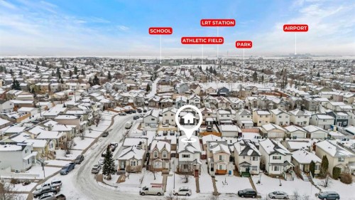148 Martin Crossing Crescent Ne, Calgary, AB - Outdoor With View