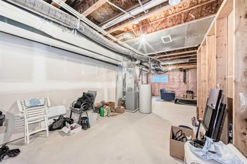 342 Redstone Boulevard Ne, Calgary, AB - Indoor Photo Showing Basement