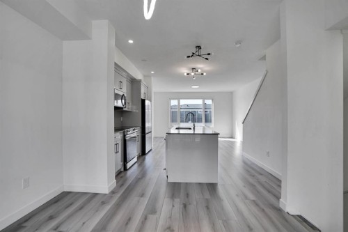 239 Saddlepeace Crescent Ne, Calgary, AB - Indoor Photo Showing Kitchen