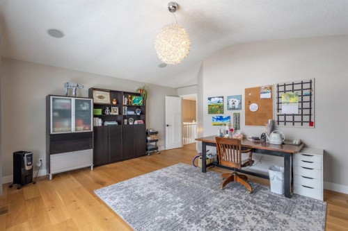 77 Weston Way Sw, Calgary, AB - Indoor Photo Showing Office