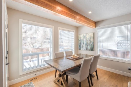 77 Weston Way Sw, Calgary, AB - Indoor Photo Showing Dining Room
