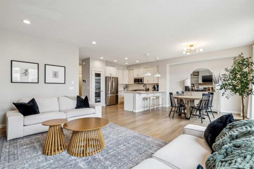 44 Legacy Landing Se, Calgary, AB - Indoor Photo Showing Living Room